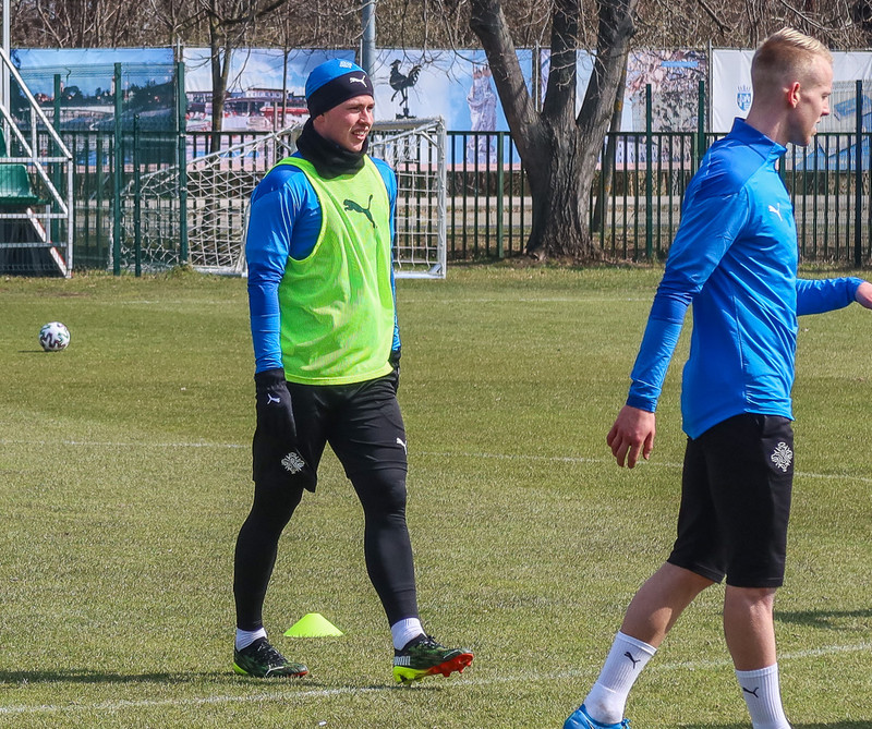 Myndaveisla: Fyrri æfing dagsins hjá U21