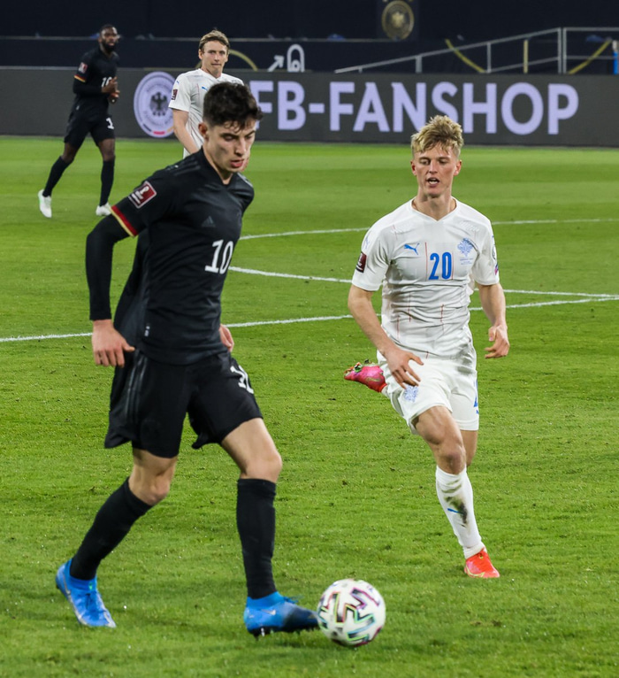 Úr leik Þýskalands og Íslands í mars.