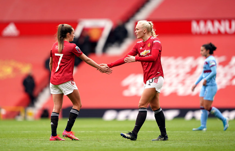 María spilaði í öruggum sigri Man Utd
