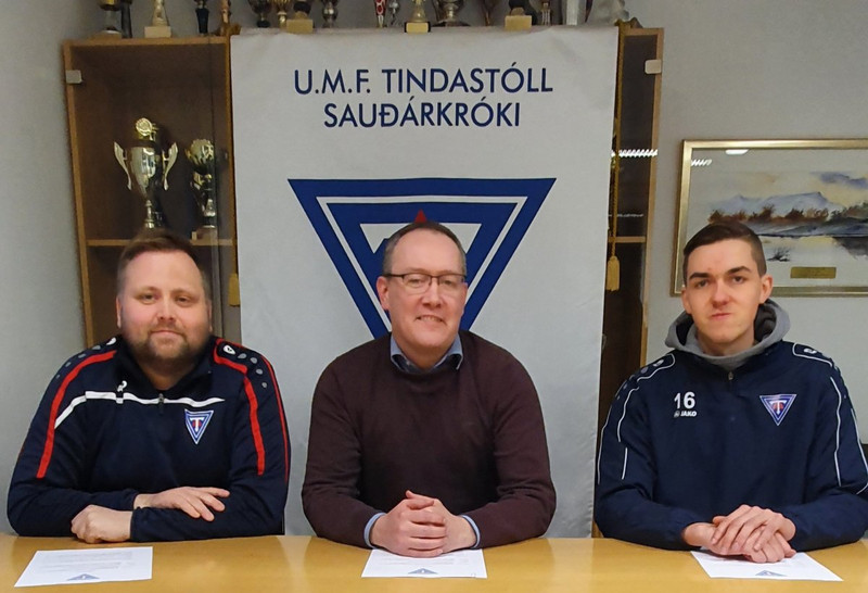 Haukur til vinstri og Konráð til hægri.