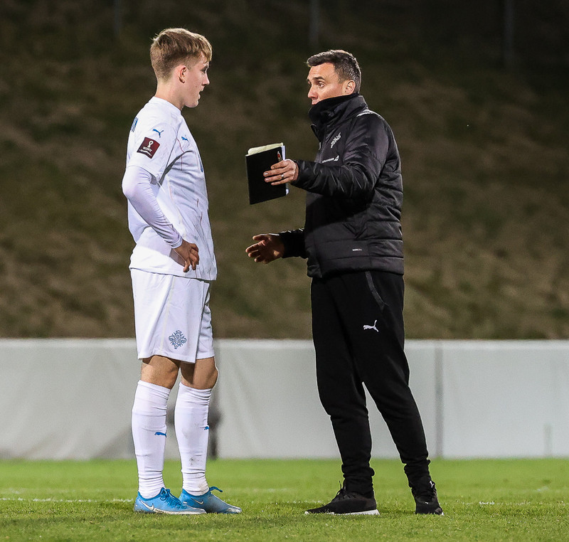 Ísak Bergmann og Arnar Þór.
