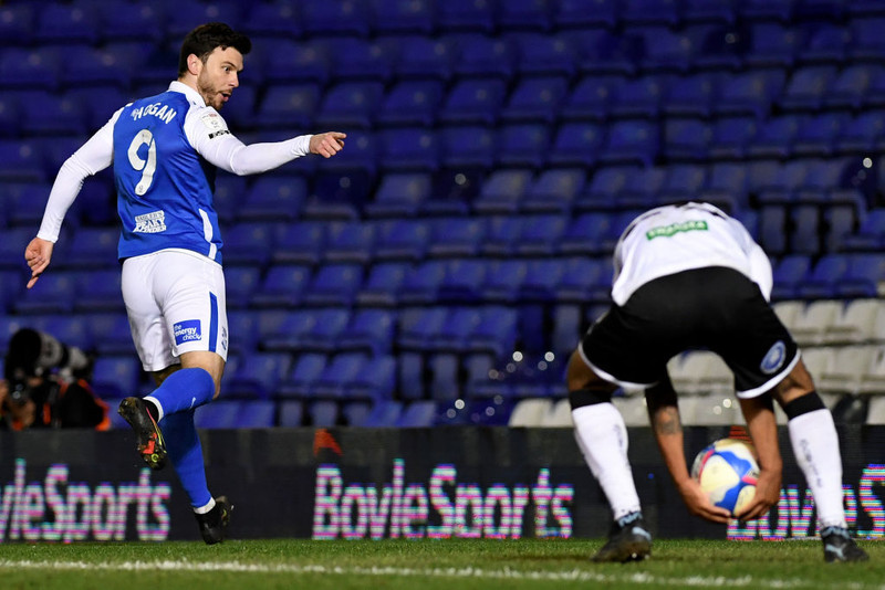 Scott Hogan skoraði þrennu fyrir Birmingham