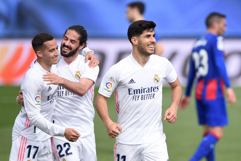 Spánn: Real Madrid kom sér á toppinn með sex mörkum