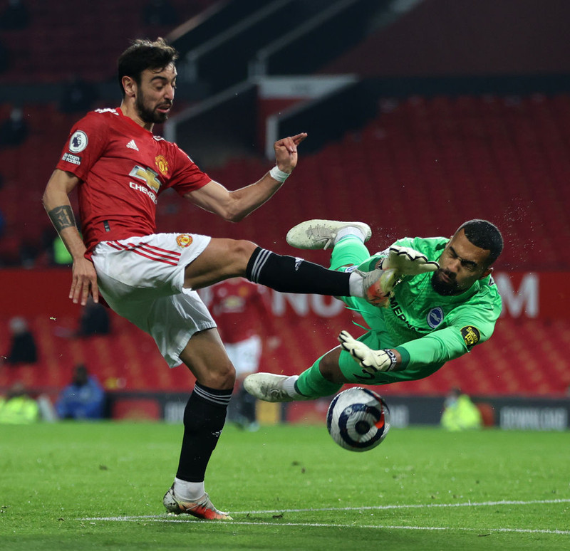 Bruno Fernandes skorar samkvæmt spánni.