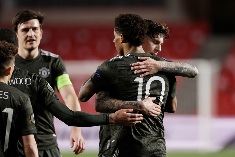 Myndband: Rashford kom United yfir á Spáni - „Kroos sending frá Lindelof"