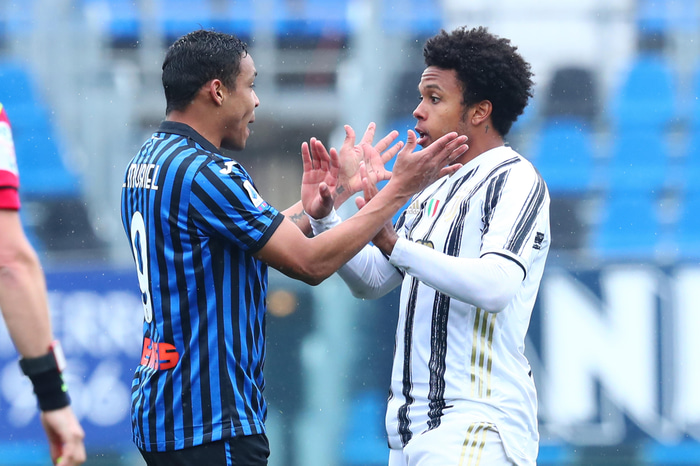 Luis Muriel og Weston McKennie fóru yfir stöðuna...