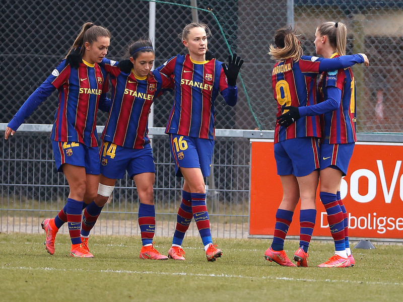 Meistaradeild kvenna: Barcelona með útivallarmark í seinni leikinn