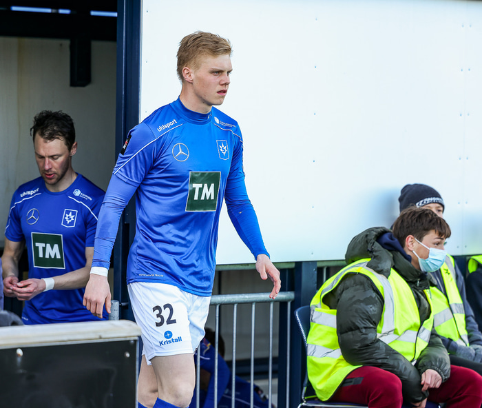 Gengið inn á Samsung völlinn