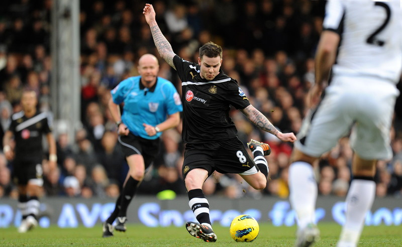 Danny Guthrie í leik með Newcastle