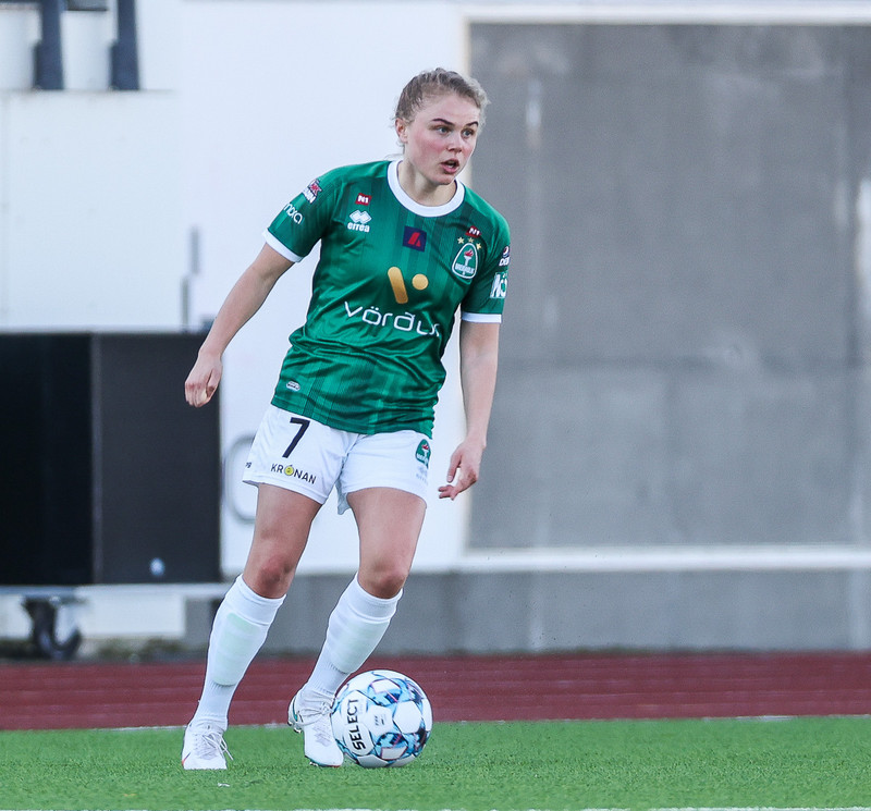 Agla María skoraði eitt og lagði upp tvö
