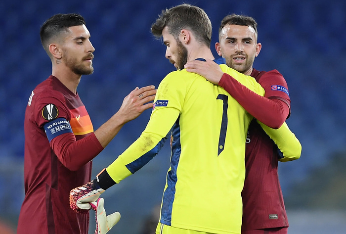 De Gea reyndist Rómverjum erfiður