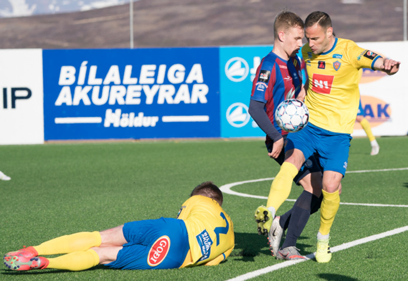 Myndaveisla: KA vann Leikni