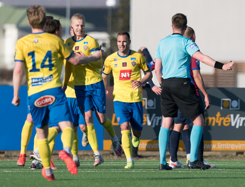 Myndaveisla: KA vann Leikni