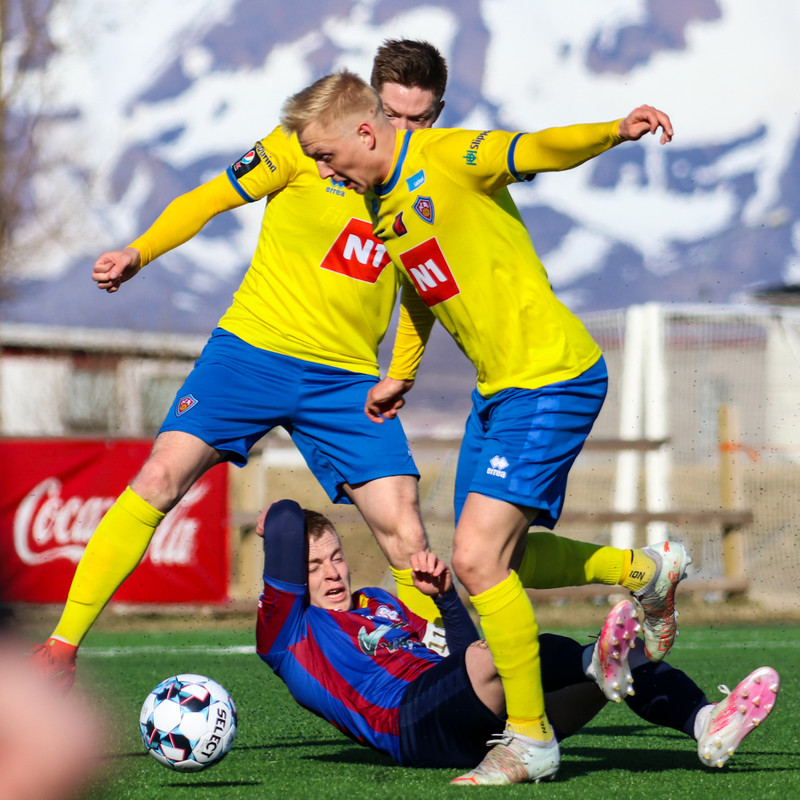 Myndaveisla: KA vann Leikni