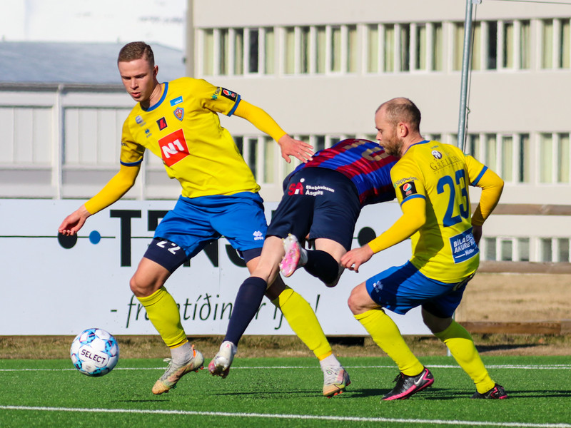 Myndaveisla: KA vann Leikni