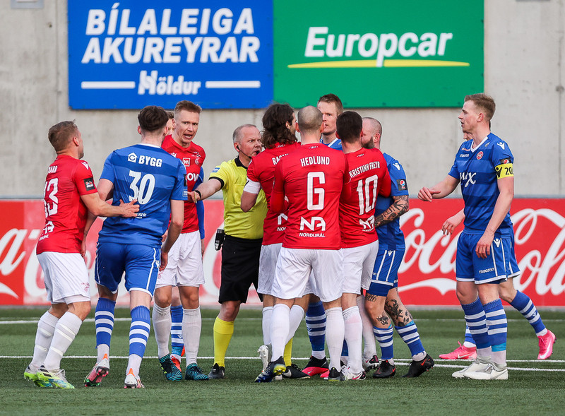 Myndaveisla: Valur vann HK með marki í lokin