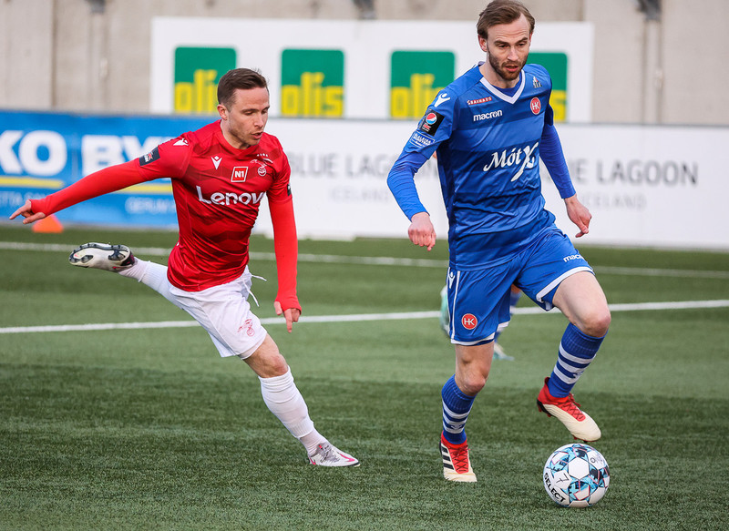 Myndaveisla: Valur vann HK með marki í lokin