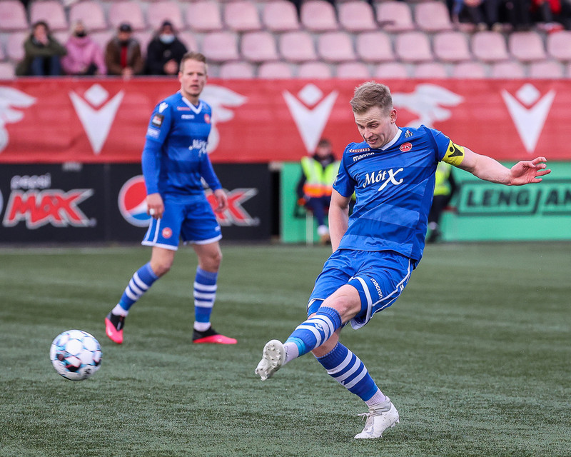 Myndaveisla: Valur vann HK með marki í lokin