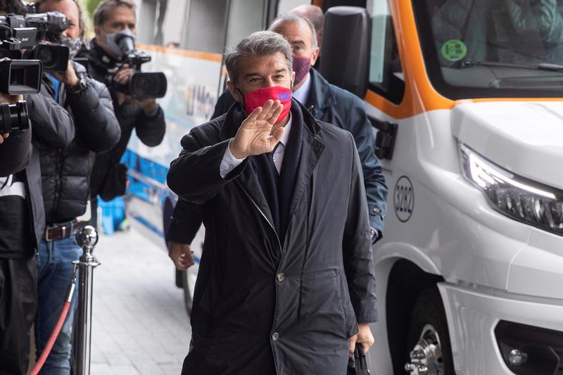 Joan Laporta, forseti Barcelona.