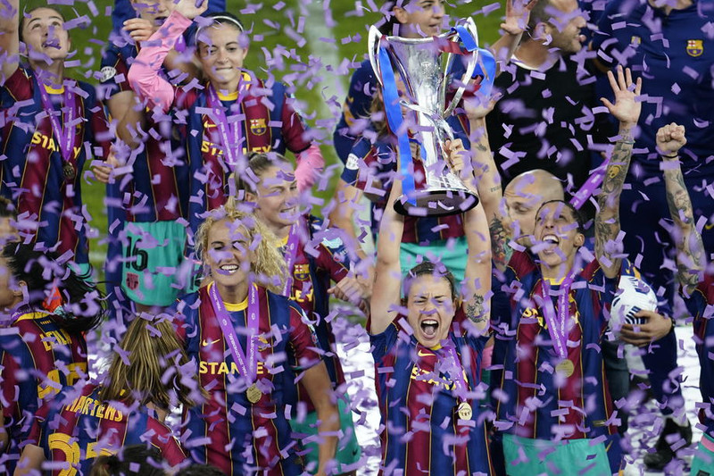 Barcelona vann Meistaradeildina á síðasta ári.