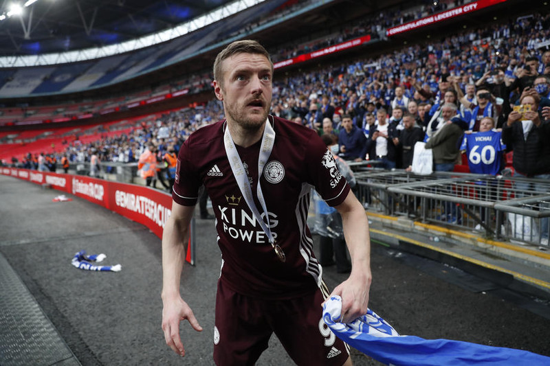 Myndir: Leicester fagnar bikarmeistaratitlinum