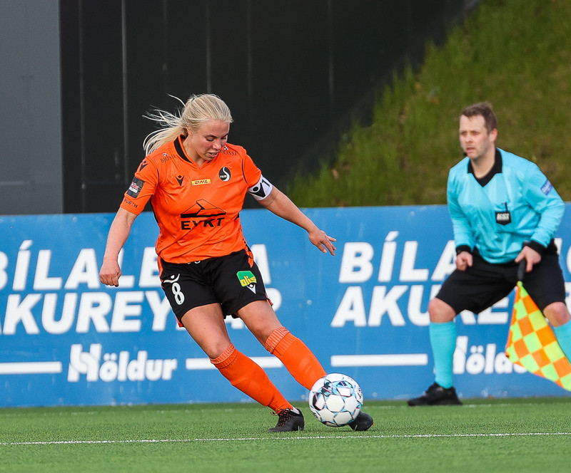 Hulda Hrund Arnarsdóttir gerði þriggja ára samning í dag