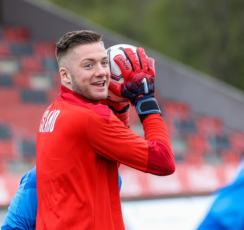 Jökull hefur verið aðalmarkvörður U21 árs landsliðsins frá því Elías fór í A-landsliðið.