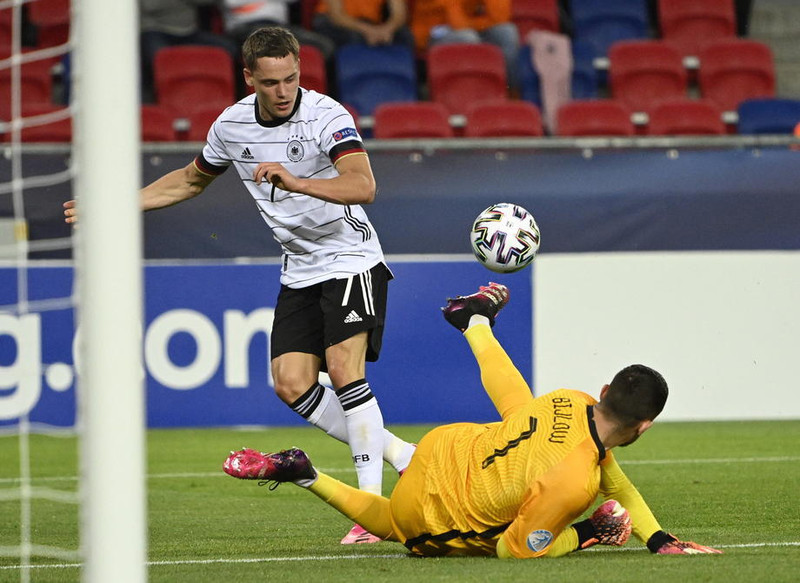Ungstirnið Florian Wirtz.