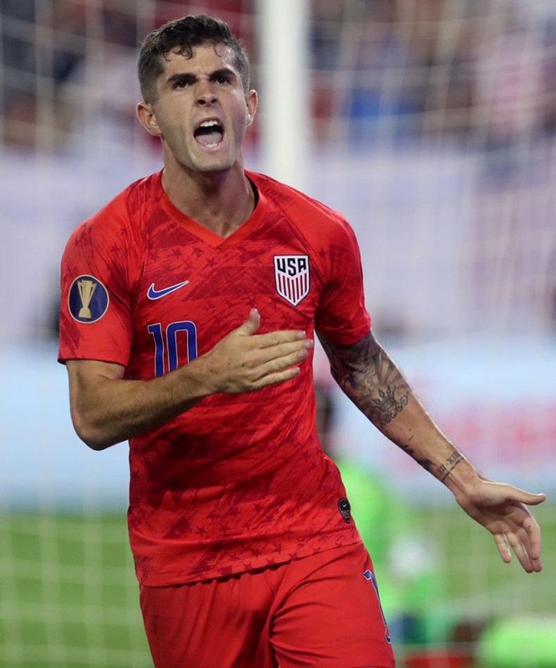 Bandaríski landsliðsmaðurinn Christian Pulisic.
