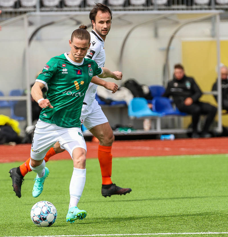 Viktor Karl skoraði seinna mark Blika.