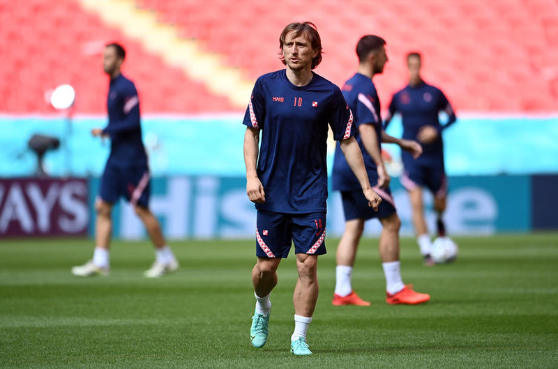 Luka Modric, leikmaður Real Madrid og króatíska landsliðsins.