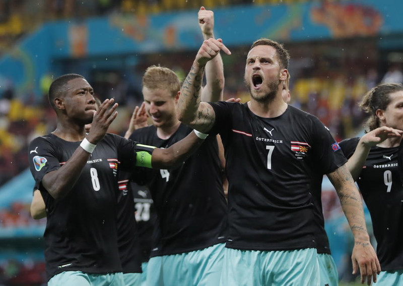 Marko Arnautovic missti sig í fagnaðarlátunum