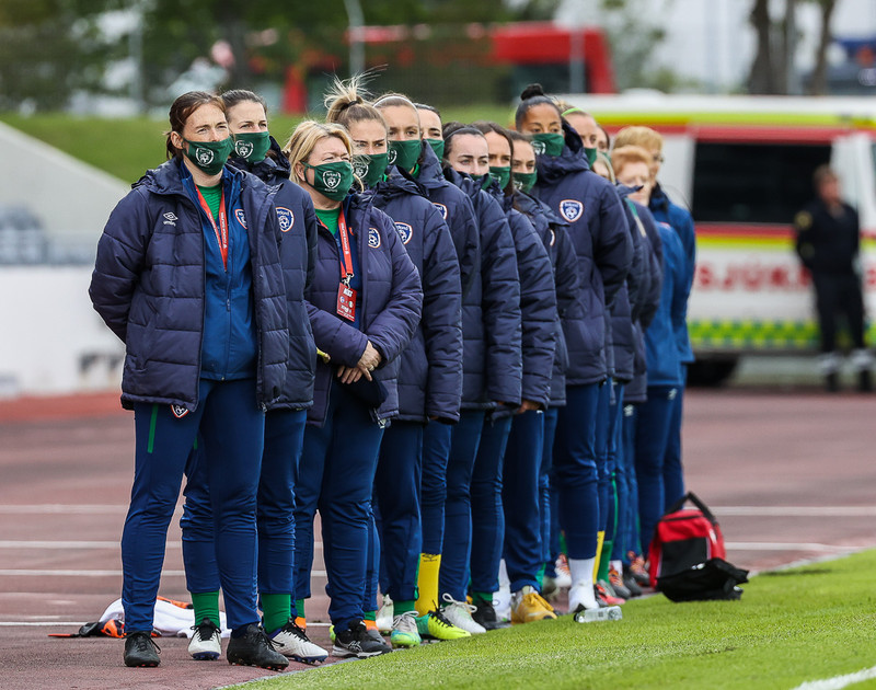 Myndaveisla frá sigri Íslands á Írlandi í gærkvöldi
