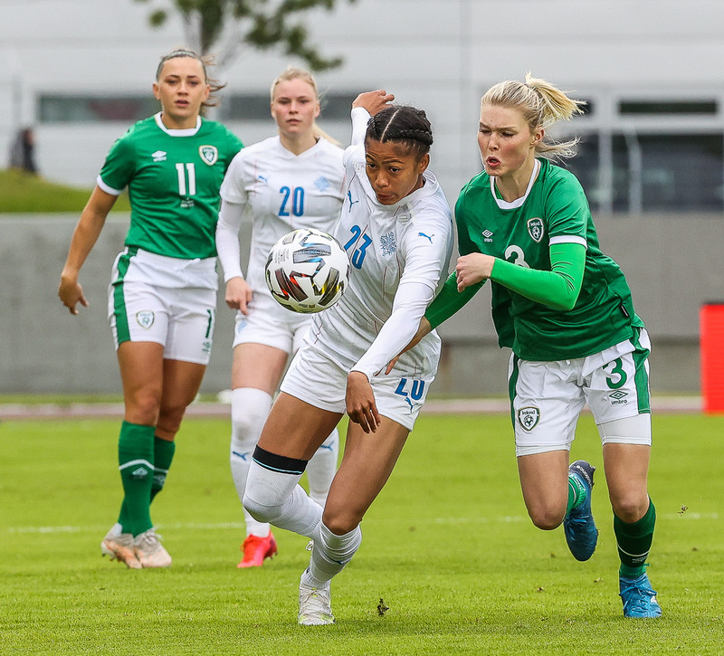 Myndaveisla frá sigri Íslands á Írlandi í gærkvöldi