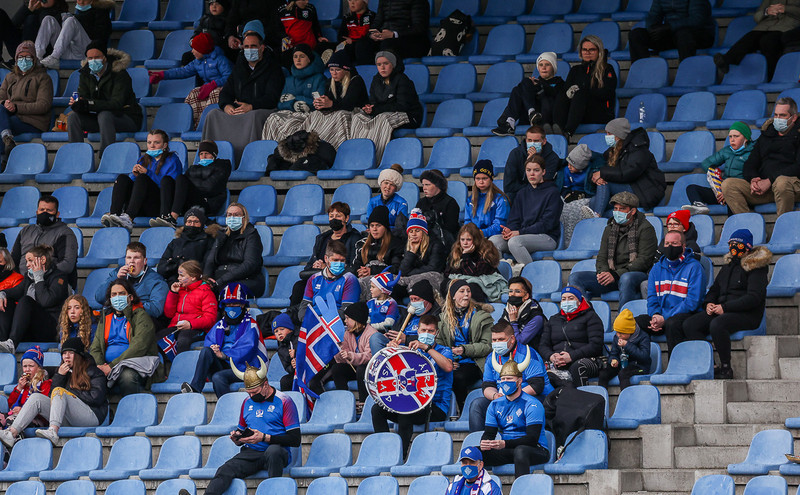 Myndaveisla frá sigri Íslands á Írlandi í gærkvöldi
