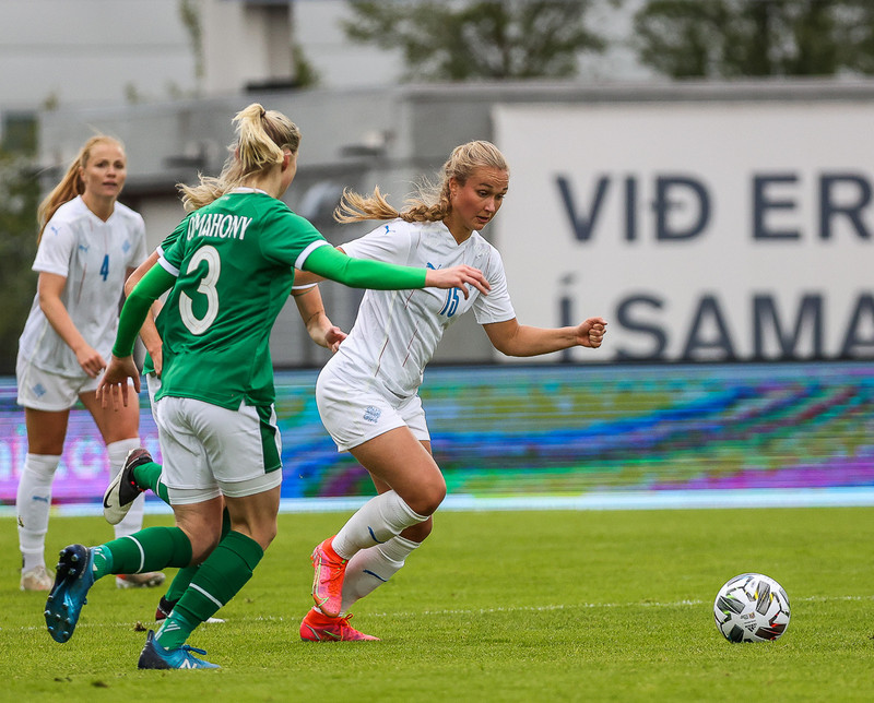 Myndaveisla frá sigri Íslands á Írlandi í gærkvöldi