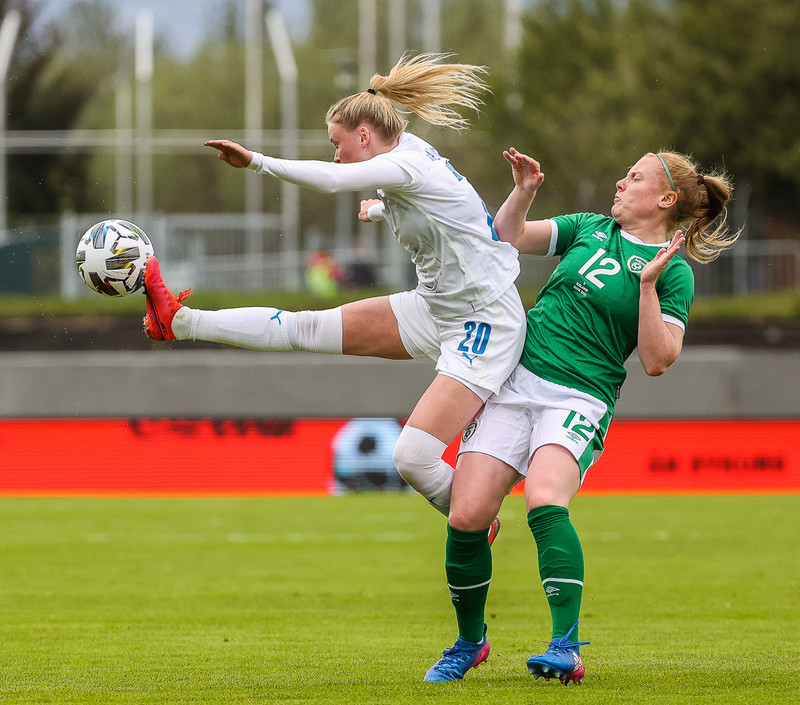 Myndaveisla frá sigri Íslands á Írlandi í gærkvöldi
