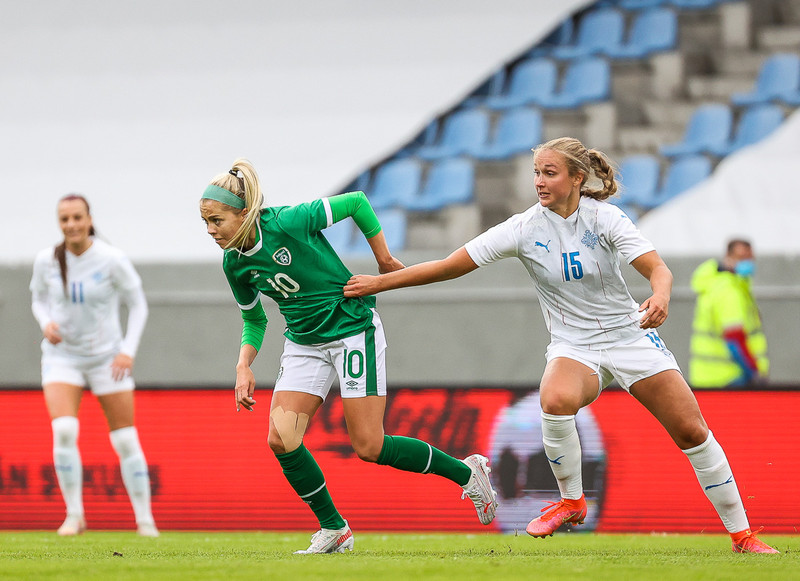 Myndaveisla frá sigri Íslands á Írlandi í gærkvöldi