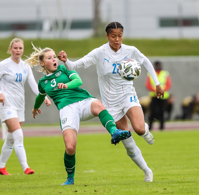 Myndaveisla frá sigri Íslands á Írlandi í gærkvöldi
