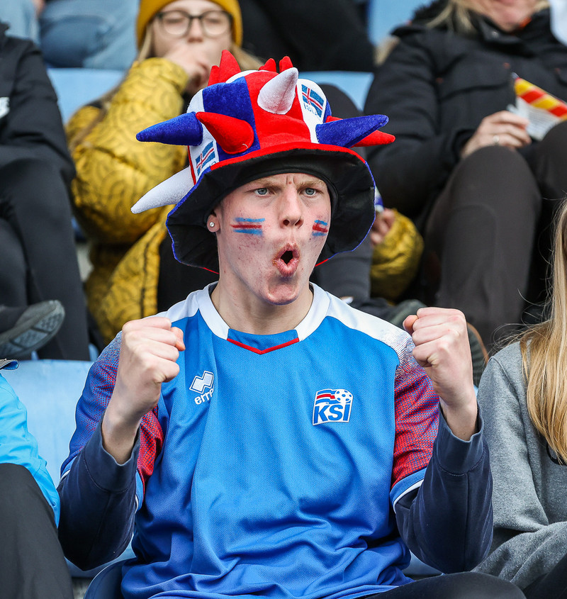 Myndaveisla frá sigri Íslands á Írlandi í gærkvöldi