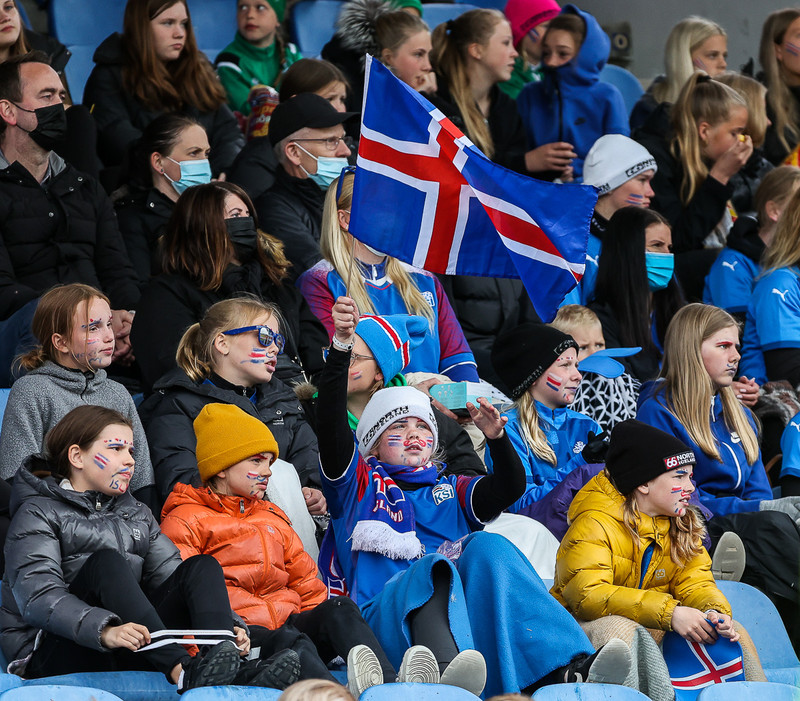 Myndaveisla frá sigri Íslands á Írlandi í gærkvöldi