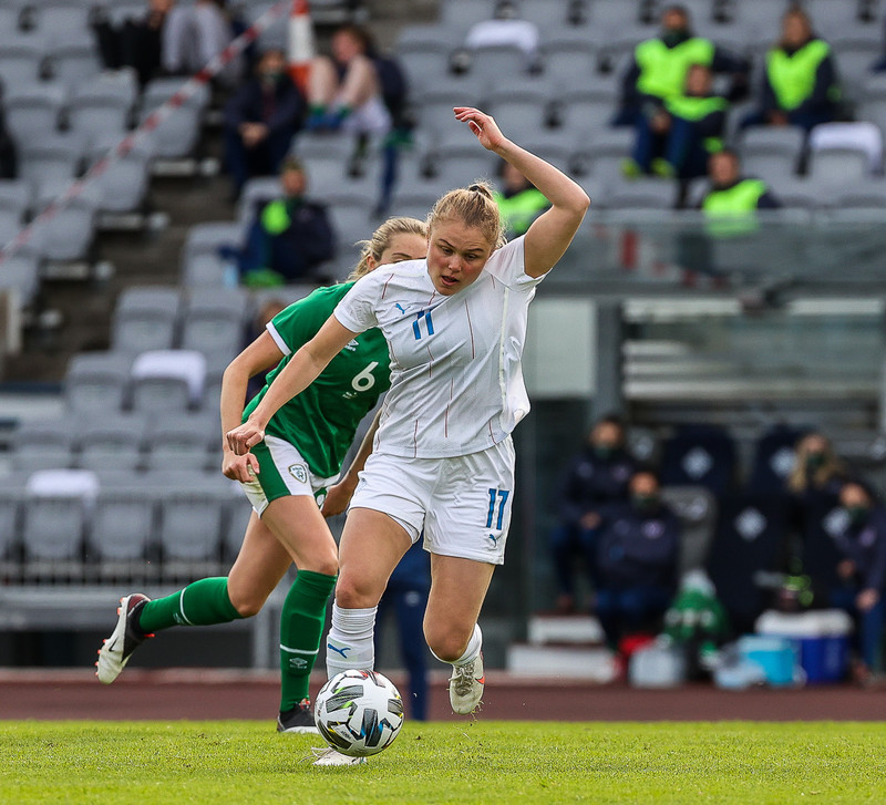 Myndaveisla frá sigri Íslands á Írlandi í gærkvöldi