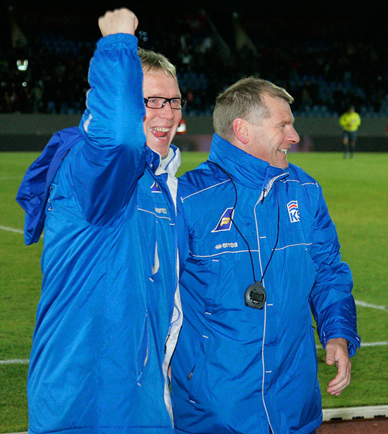 Pétur Pétursson og Ólafur Jóhannesson.