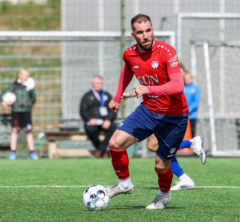 Myndaveisla frá jafntefli ÍR og Fjarðabyggðar