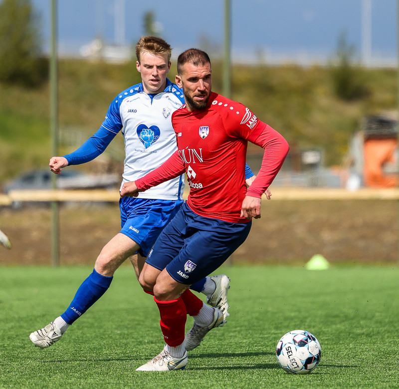 Myndaveisla frá jafntefli ÍR og Fjarðabyggðar