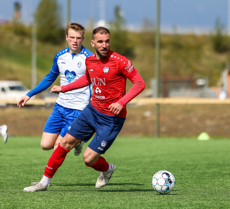 Myndaveisla frá jafntefli ÍR og Fjarðabyggðar