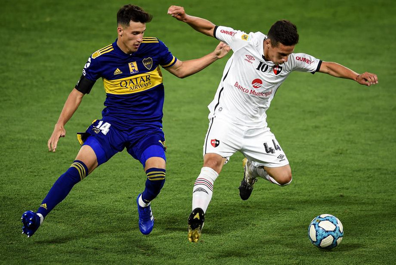 Nicolas Capaldo í leik með Boca Juniors