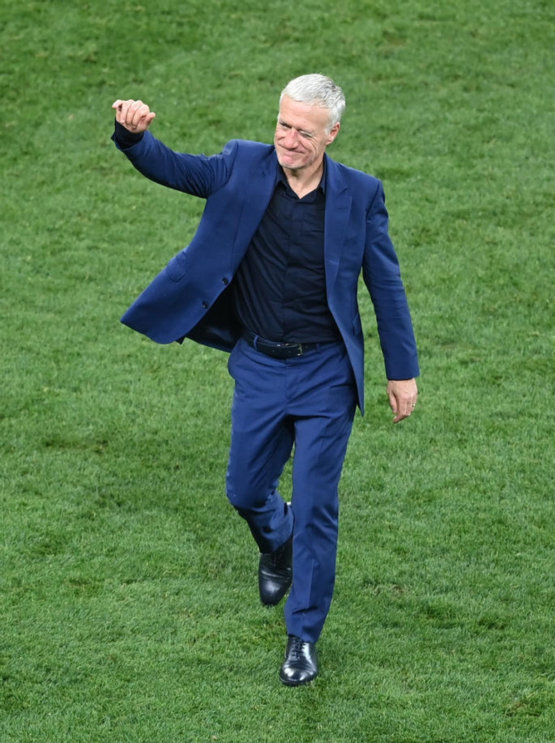 Didier Deschamps, landsliðsþjálfari Frakklands, hvílir menn.