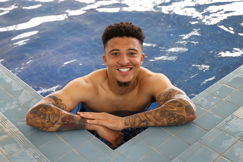 Jadon Sancho fór til Chelsea.