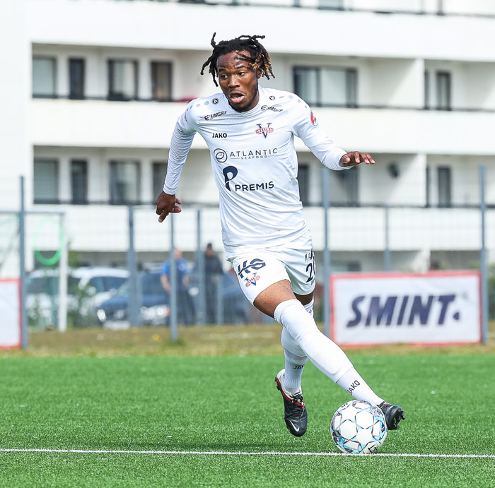 Í leik með Vestra í fyrra